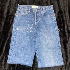 Aritizia Denim Forum Farrah High Rise Wide Leg